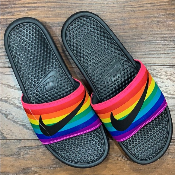 NIKE BENASSI JDI BETRUE Black/Black-Multi-… - Picture 6 of 16